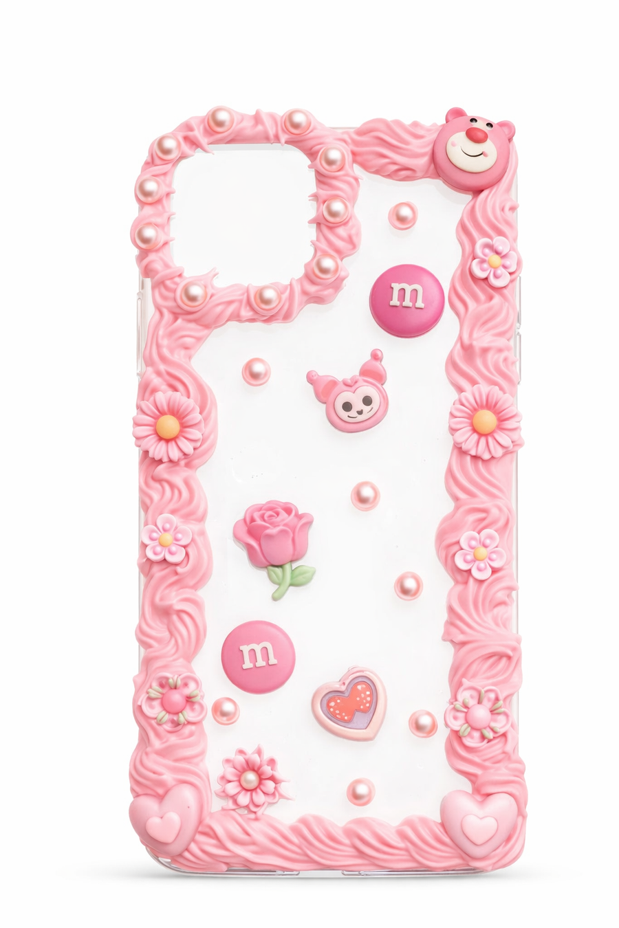 Kit téléphone Rose Bubble