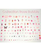 Kit téléphone Rose Bubble