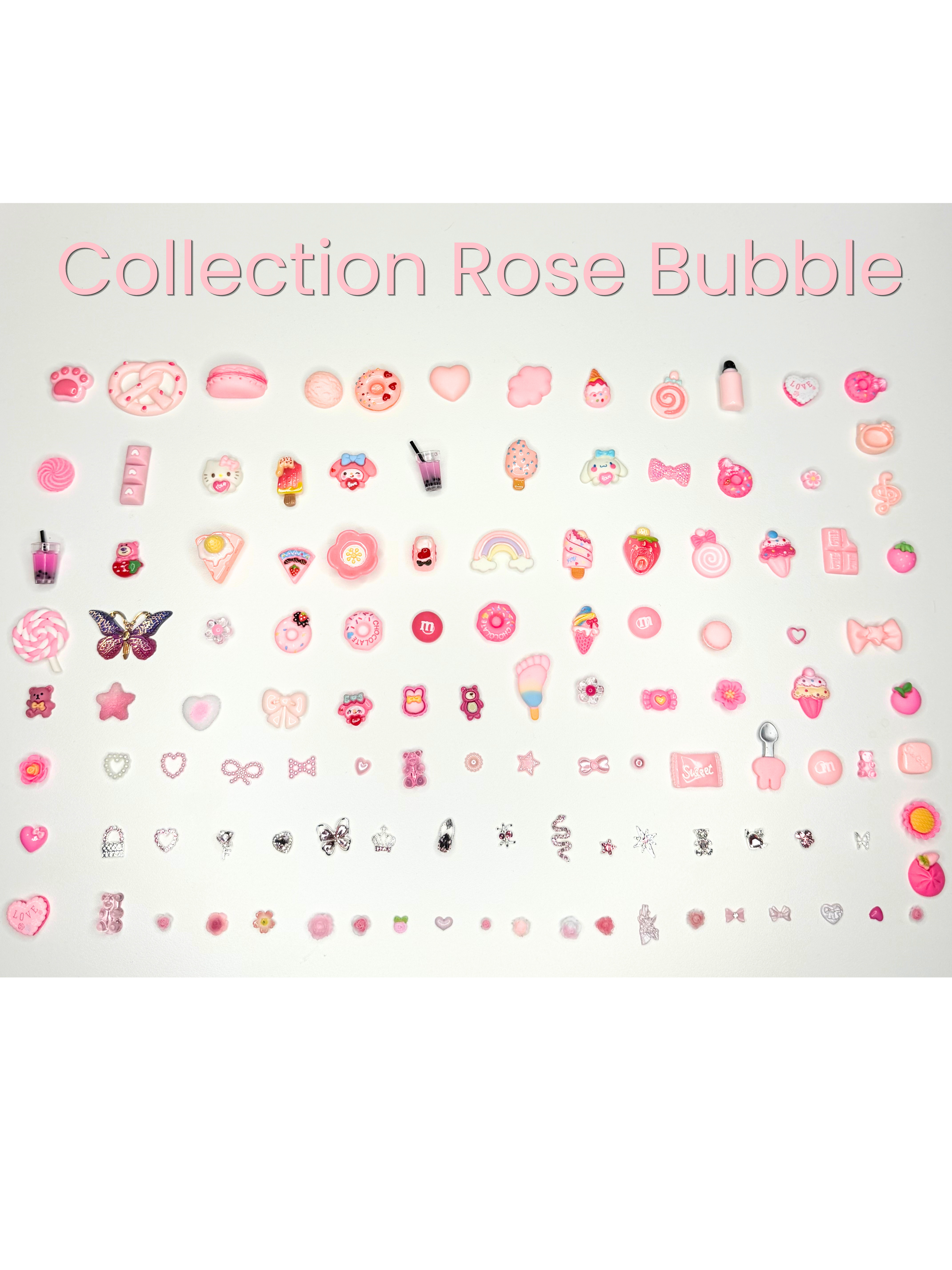 Kit téléphone Rose Bubble