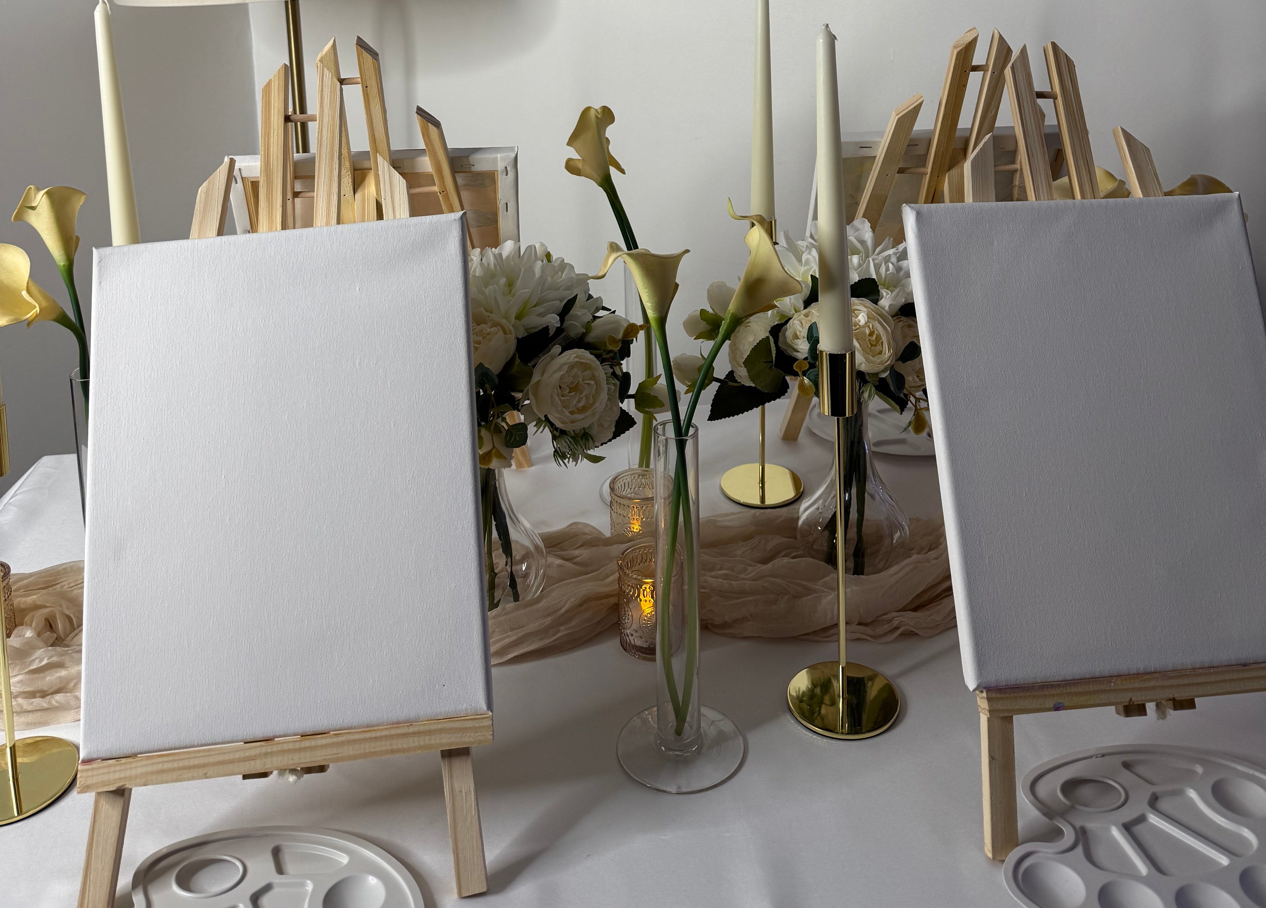 Peinture et verre de vin